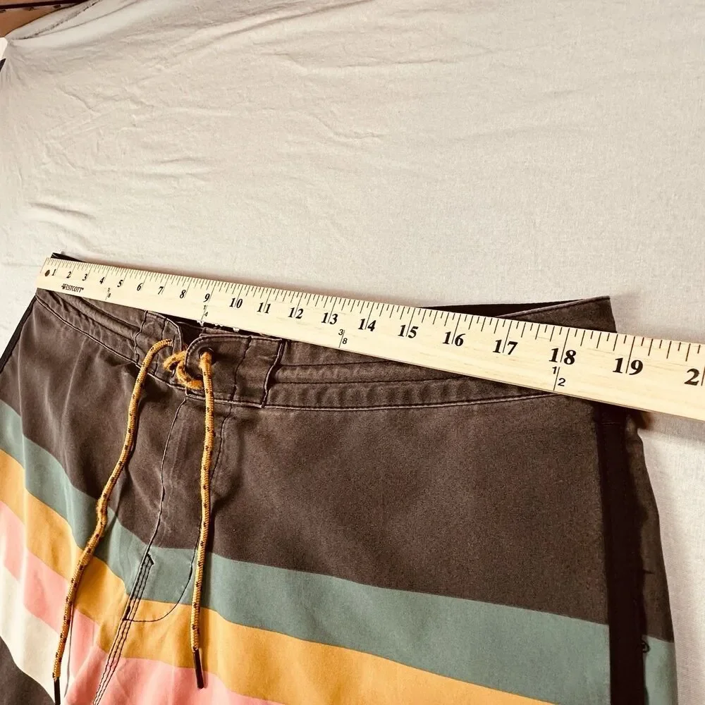 Men’s Size 36 Swim Trunks - Billabong Recycler Board Shorts Color Block Surfer